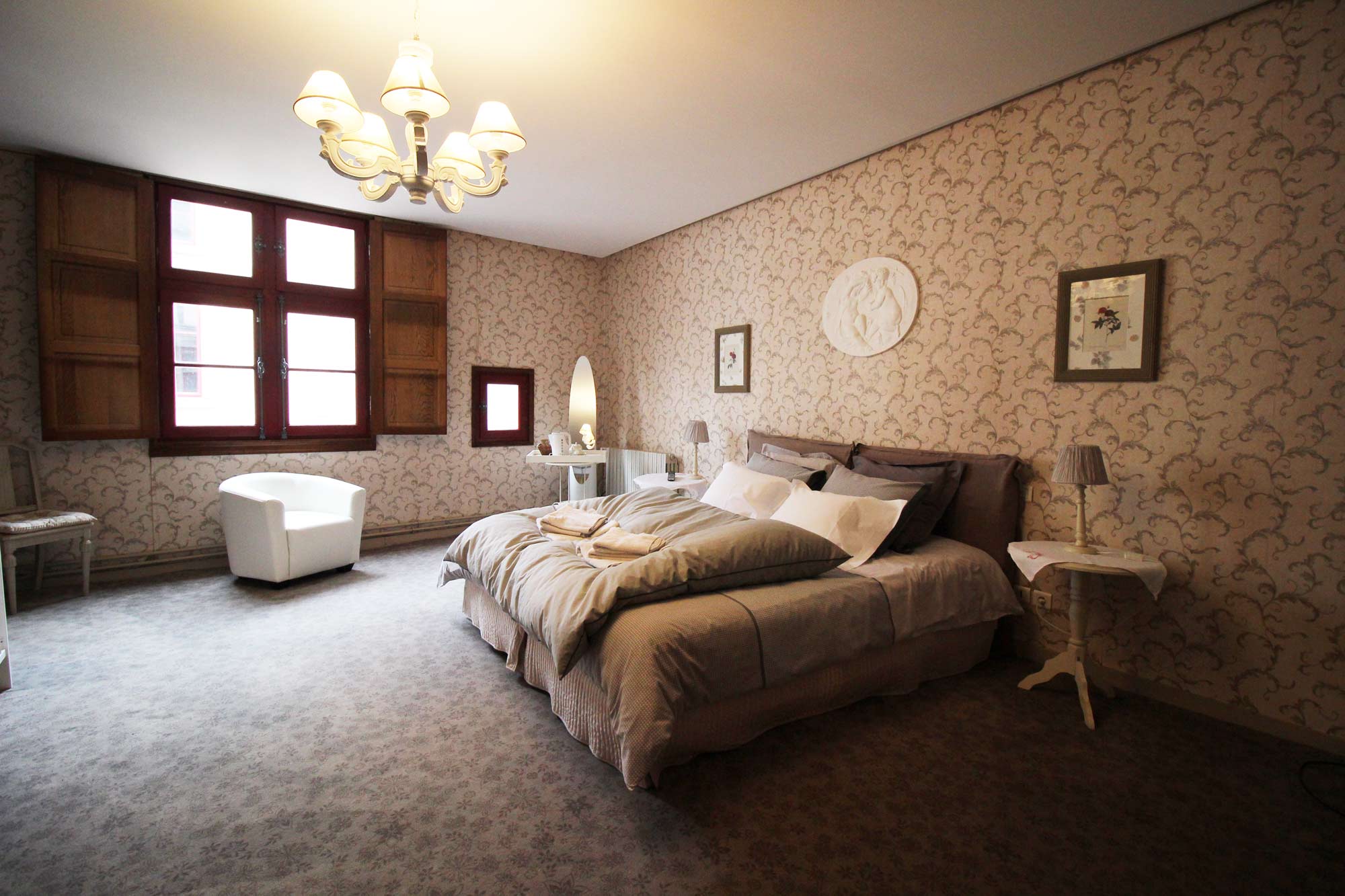 Location de vacances avec chambre de luxe